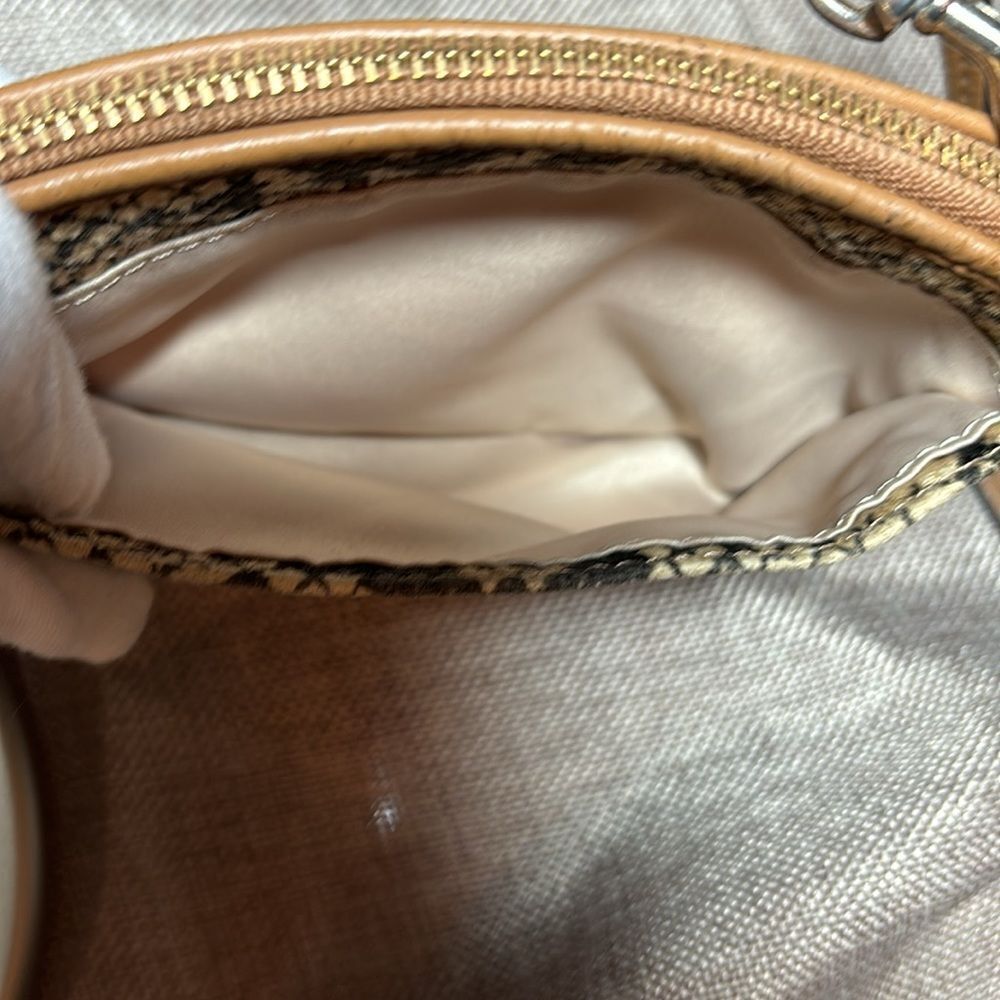 COACH Madison Python Print Wristlet - Picture 4 of 9